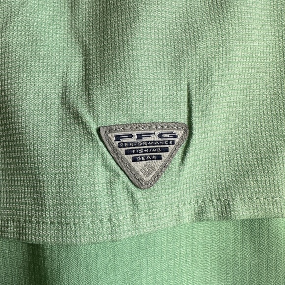 😱 NWT Columbia PFG Tamiami Sleeveless button up in Gullfoss Green size XL - Picture 8 of 11